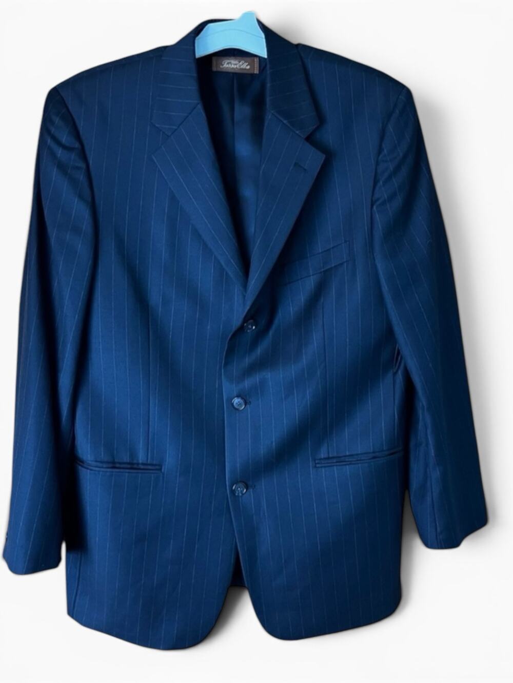Tasso Elba Super 140’s Virgin Wool Jacket 40R NWOT Made In Italy Angelica Flawed